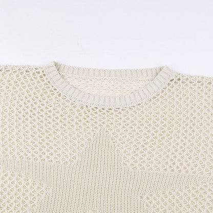 Grunge Trui voor Dames met Crochet Patroon
