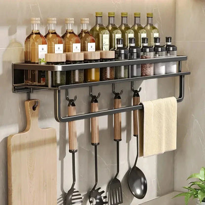 Zwart Keukenrek Modern Design voor Keukengerei