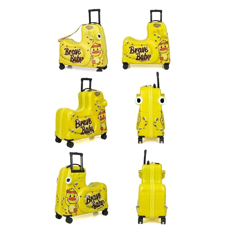 Kinderzitkoffer Scooter met Zitplaats voor Peuter