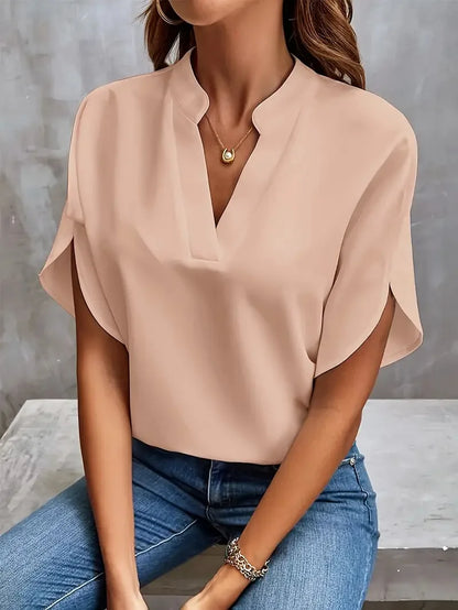 Caterina | Camicia morbida e sofisticata con scollo a V