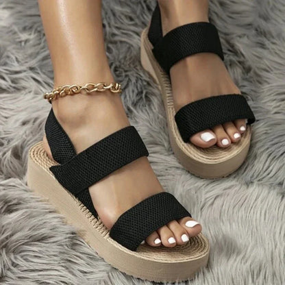 Dena Stijlvolle Slingback Sleehak Sandalen