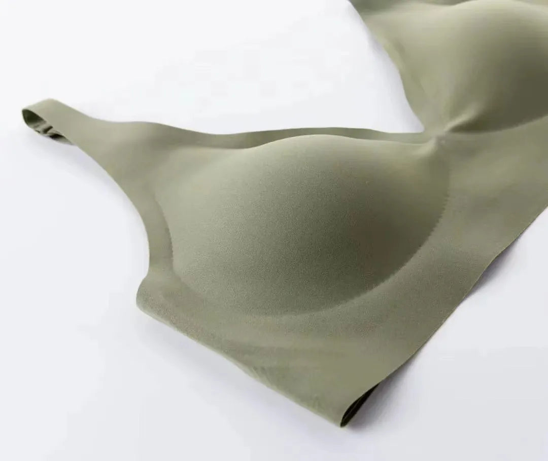 Naadloze Beugelloze BH met Diepe V Hals Comfort