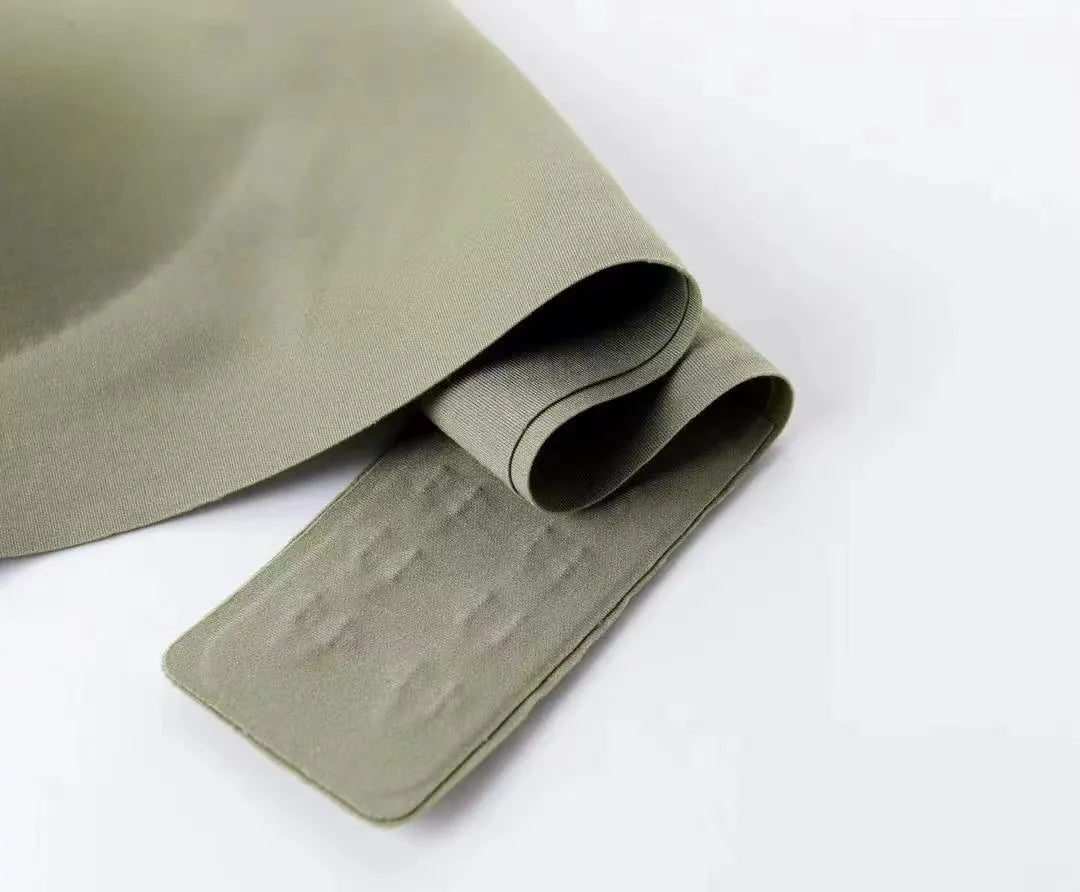 Naadloze Beugelloze BH met Diepe V Hals Comfort