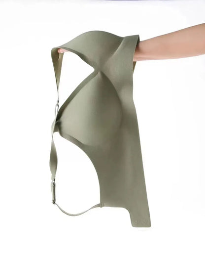 Naadloze Beugelloze BH met Diepe V Hals Comfort