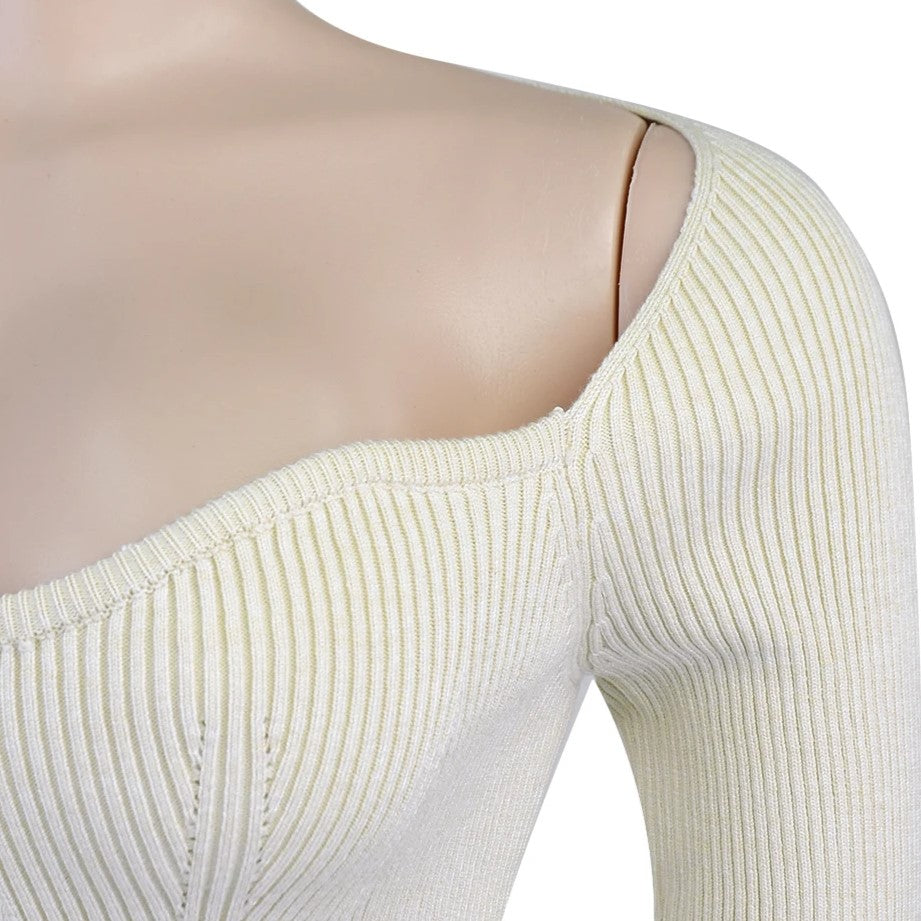 Vrouwelijke Geribde Jurk Stijlvol en Warm
