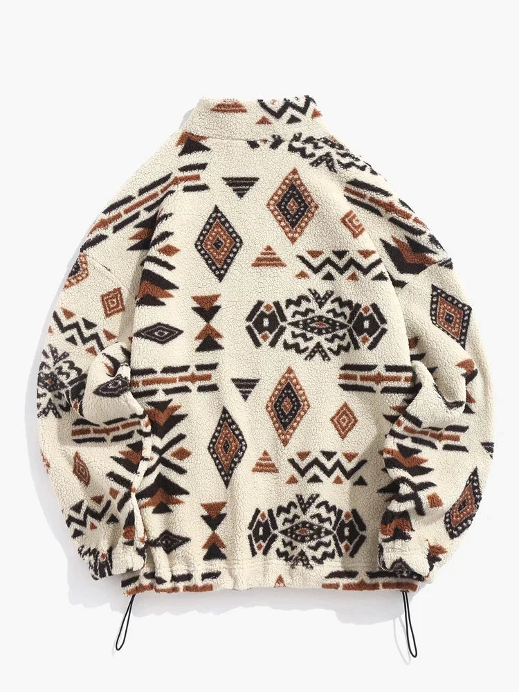 Vrouwelijke Trui met Etnische Print Kleurrijk Design