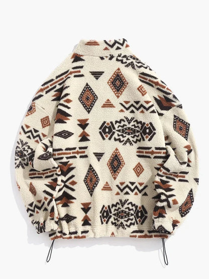 Vrouwelijke Trui met Etnische Print Kleurrijk Design