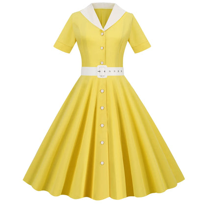 Luna Elegante V-Hals Zomer Jurk