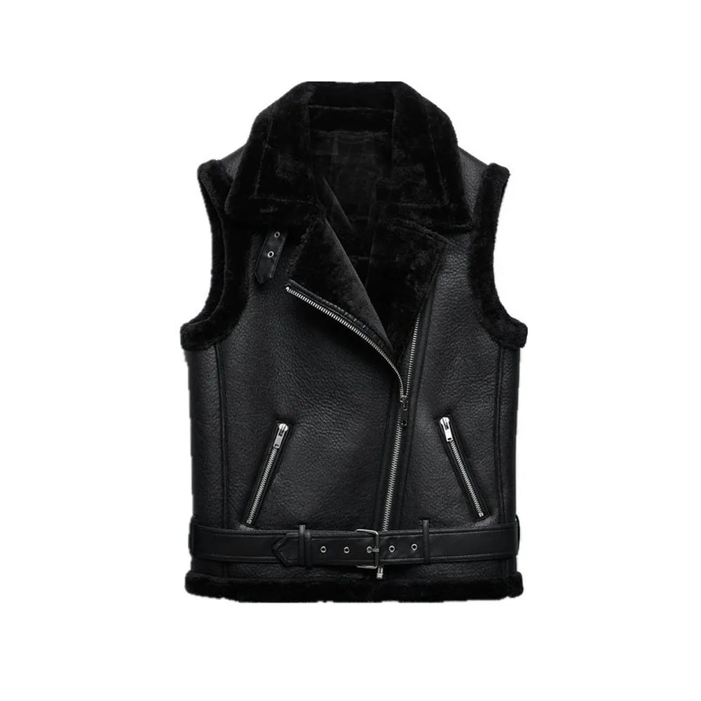 Leren Bodywarmer Warm en Stylish