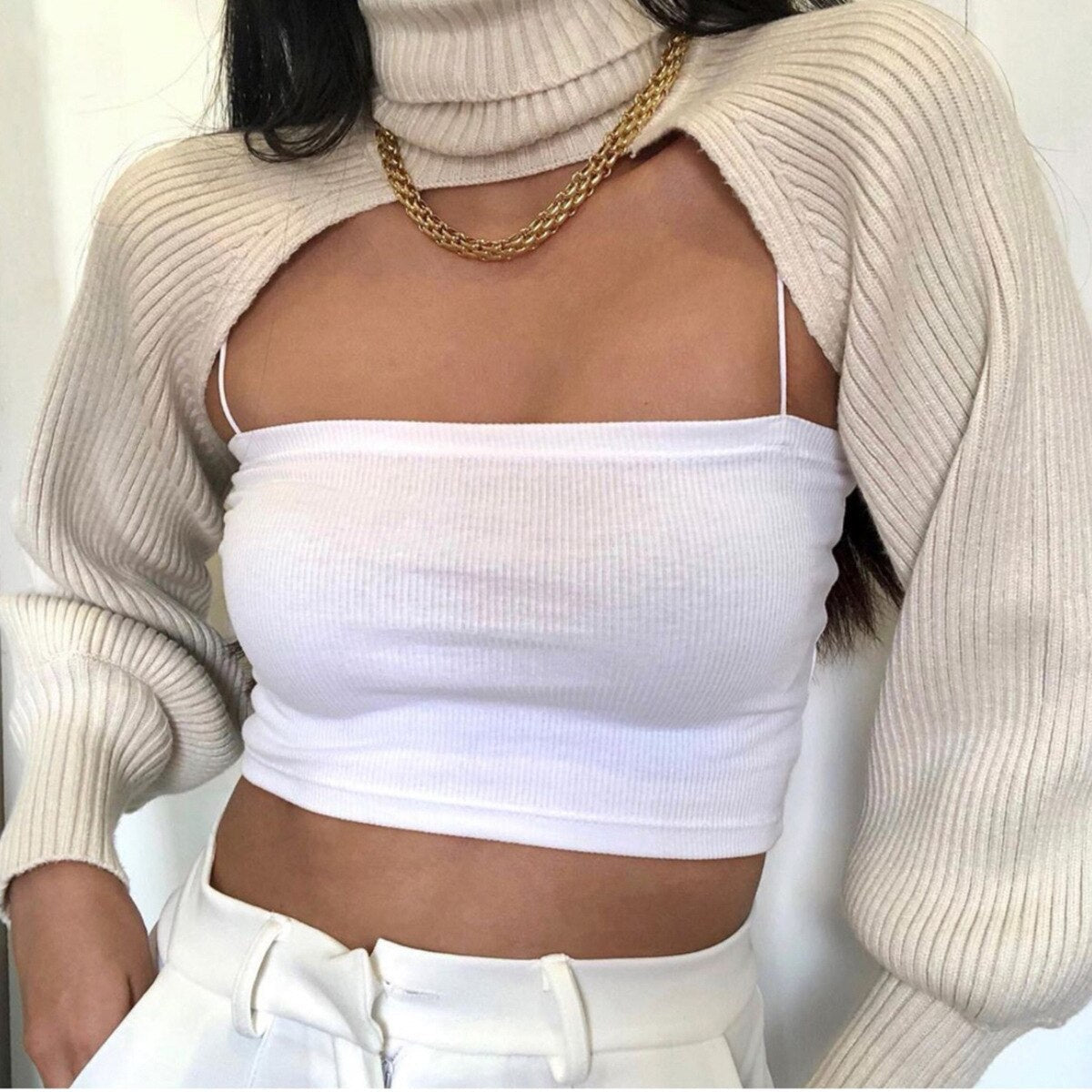 Unieke Col met Stijlvol Design voor Vrouwelijke Outfits