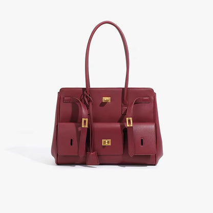 Elegante Vegan Leren Handtas – Tijdloze Klasse & Praktisch Ontwerp