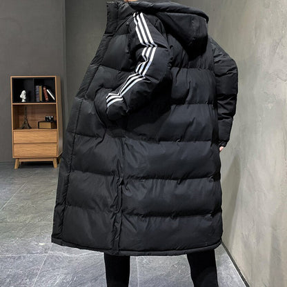Calvin Winterjas Lange Capuchonjas Warm en Waterdicht