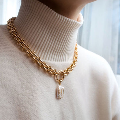 Ketting Halsketting RVS Stainless Steel Verkleur Vrij - Mode Vibes