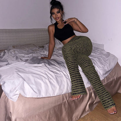 Hoge Broek Shreya | Extra Lange High Waist Pants