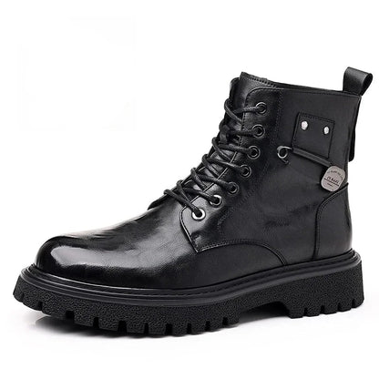 Herenboots Robuust Outdoor met Vetersluiting Waterdicht