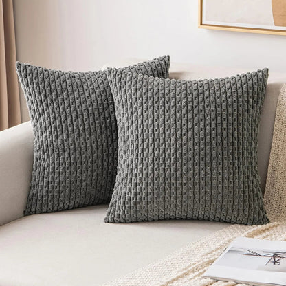 Kussenhoezen Velours Boho Stijl Corduroy