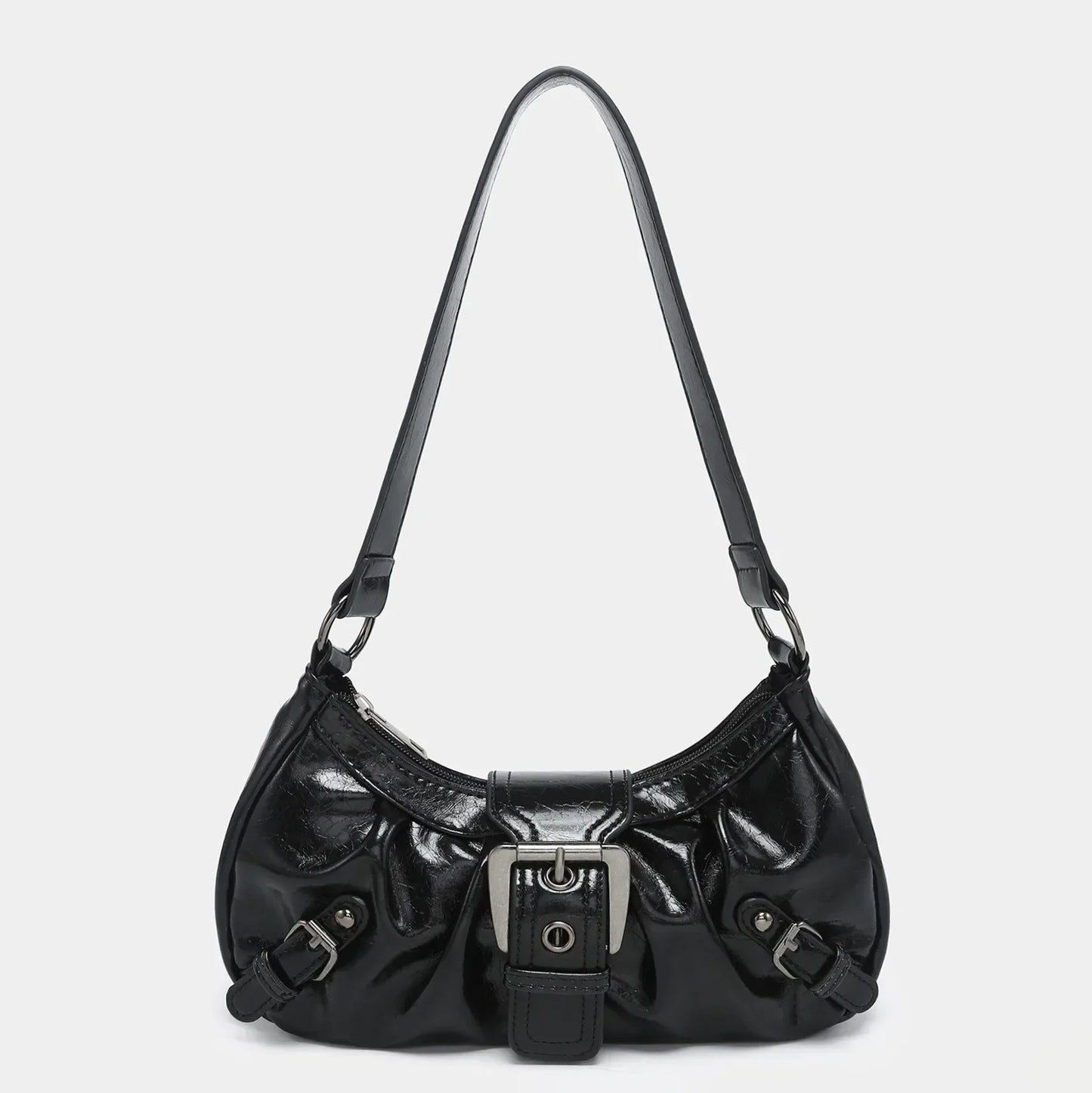 Vintage Saddle Bag – Y2K Schoudertas met Studs