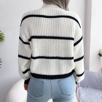 Casuele Gestreepte Trui voor Vrouw