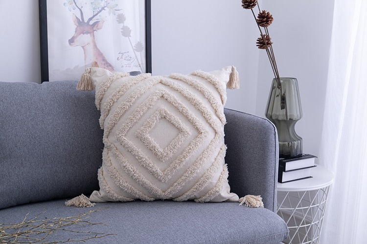 Boho Kussenslopen Ibizastoere Stof Geïnspireerd