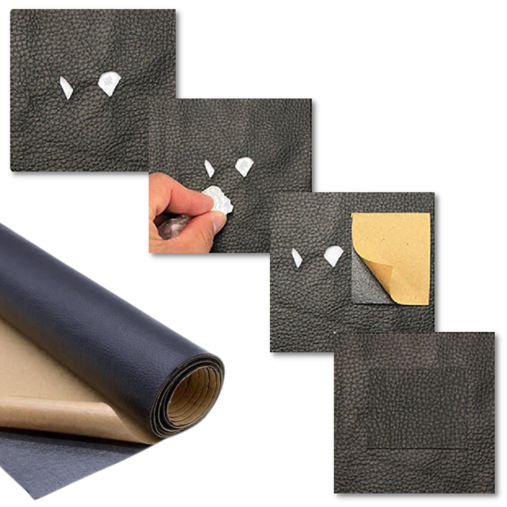 Zelfklevende Leer Reparatiepleister Set