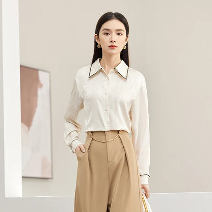 Apricot Blouse van Eleganza Moda