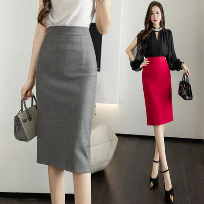 Modena Elegante Hoge Taille Kokerrok