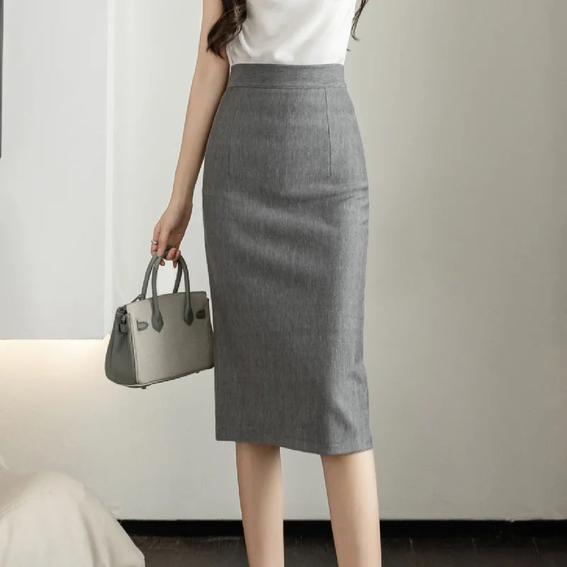 Modena Elegante Hoge Taille Kokerrok