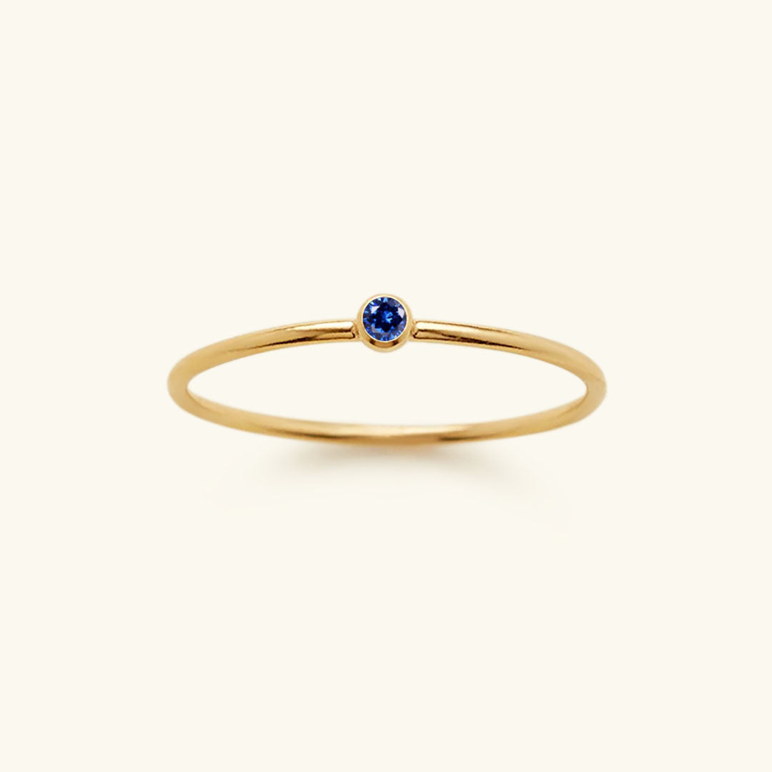 Geboortesteen Ring Zirkonia Celestia