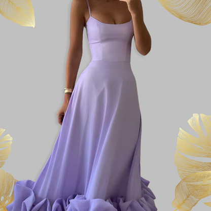 Nova Elegante Midi-Jurk voor Stralende Vrouwen