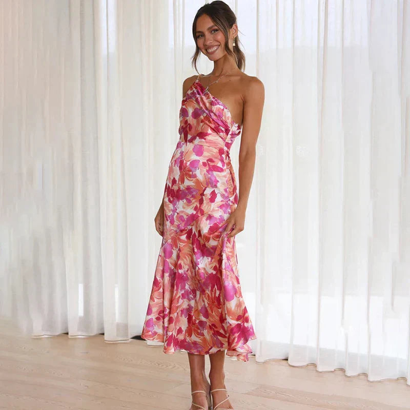 Eva Bloemenprint Jurk voor Zomerse Elegantie