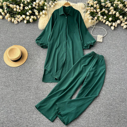 Stella Fashion Zomerse Set met Wijde Broek