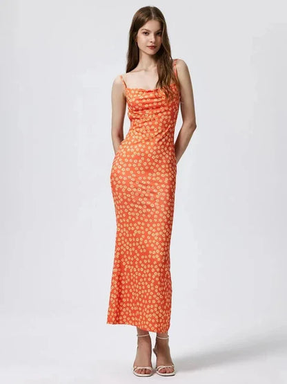 Modieuze Sexy Jarreteljurk Met Print