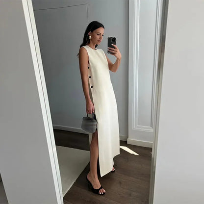 Lumina Ring-Verbonden Maxi Jurk