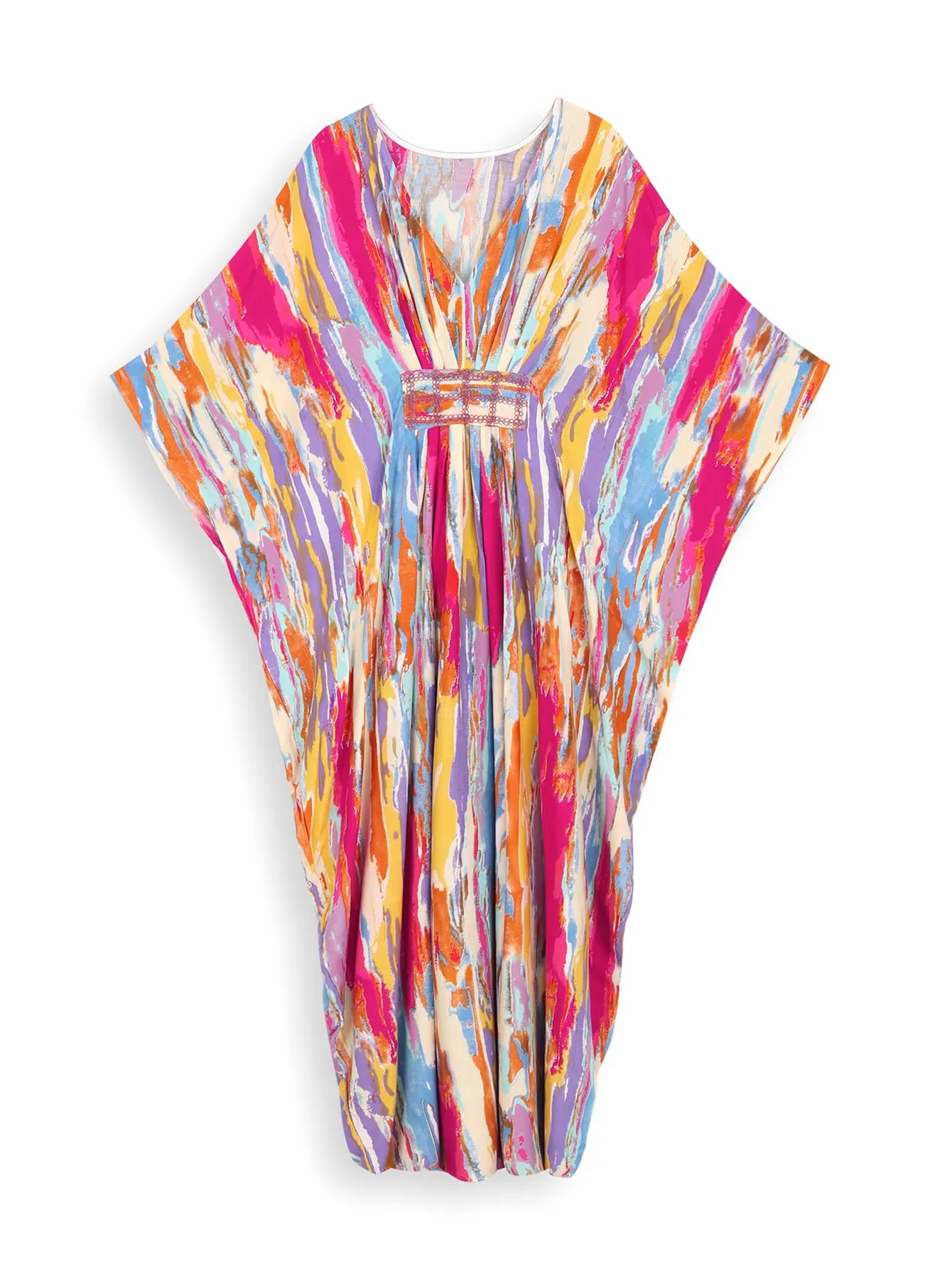 Charmante Zomerse V-Hals Kaftan van Aloha Breeze