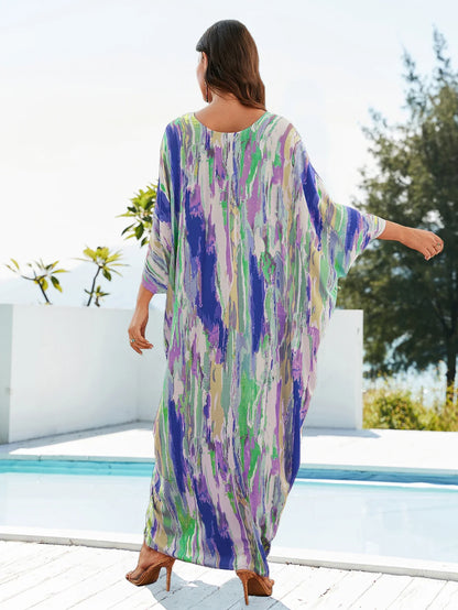 Charmante Zomerse V-Hals Kaftan van Aloha Breeze