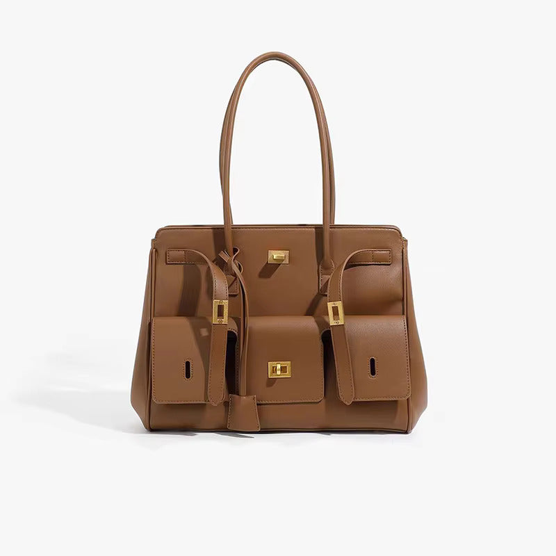 Elegante Vegan Leren Handtas – Tijdloze Klasse & Praktisch Ontwerp
