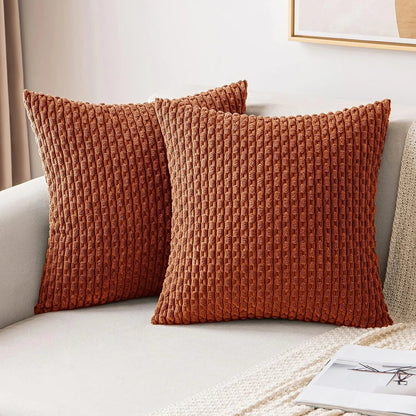 Kussenhoezen Velours Boho Stijl Corduroy