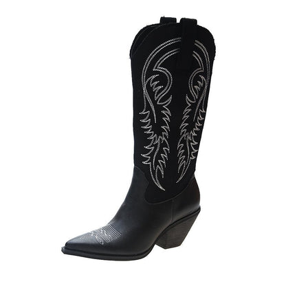 Cowboy Boots Hoge Kwaliteit Leren Rijlaarzen