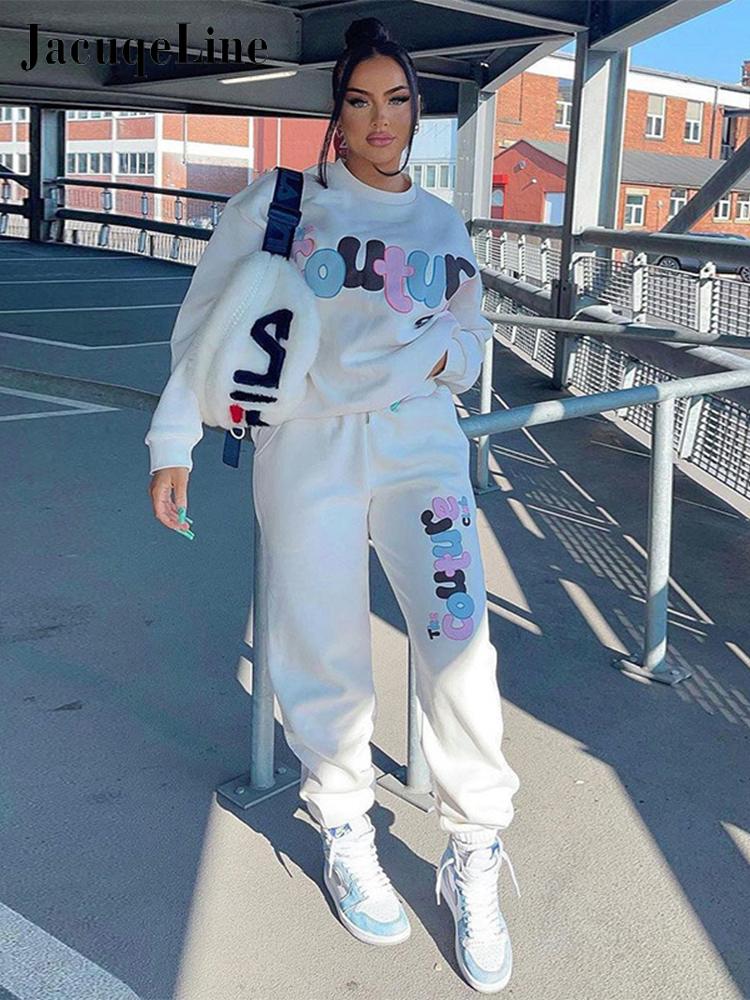 Dames Joggingspak Sportief Comfortabel Joggen Outfit