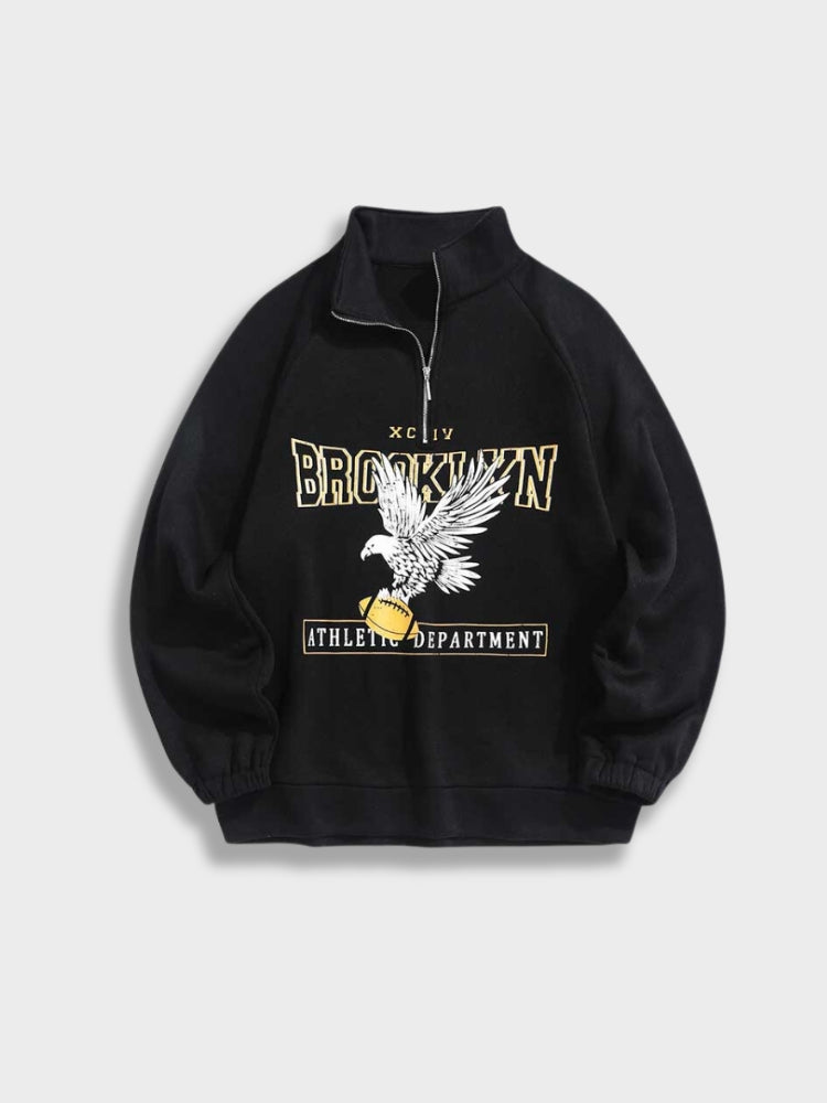 Uniseks Sweater Brooklyn Casual Stijl - Mode Vibes