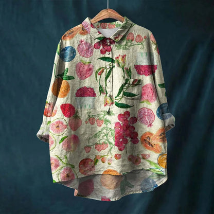 Liesa | Camicia Floreale - 100% Cotone, Elegante e Versatile-6