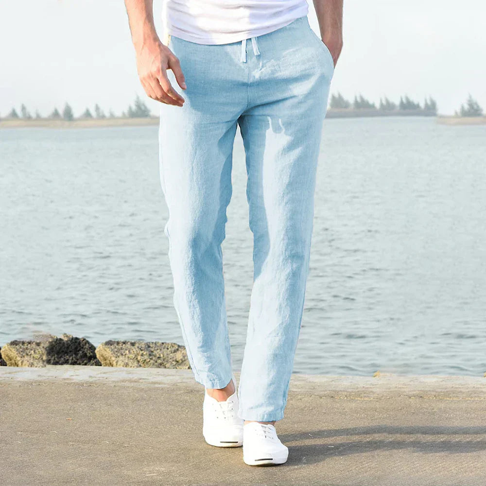 Lichte Linnen Broek voor Heren Comfortabel Zomer
