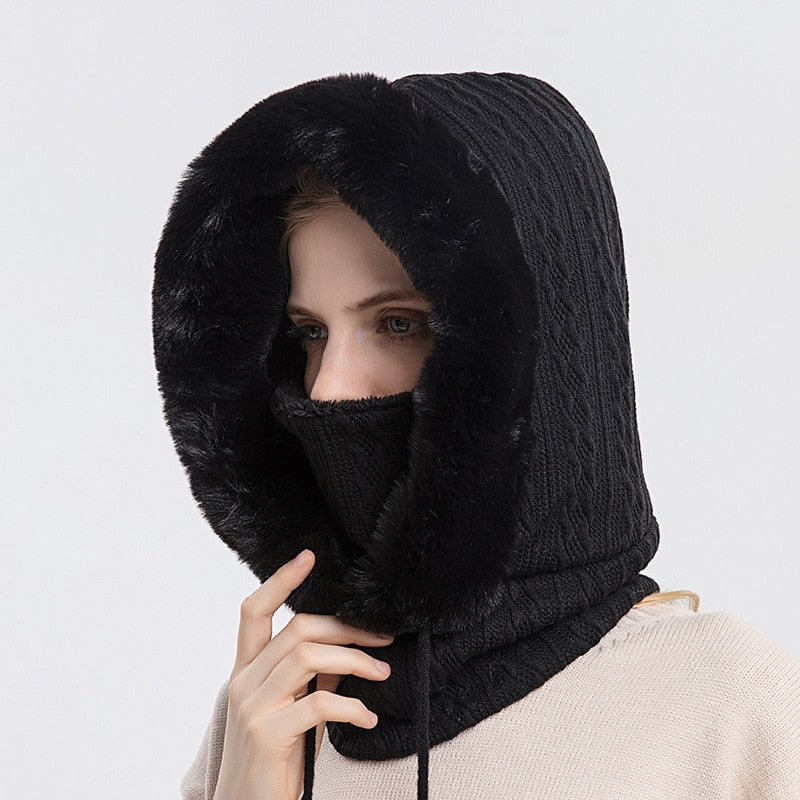 Dames Muts en Sjaal Set Warm 3-in-1 Winter Accessoires