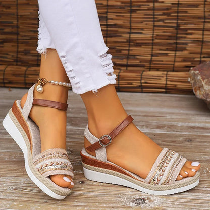 LenteStralen Vlecht Sandalen