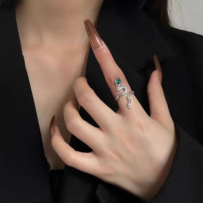 Slang Ring Unieke Zilveren Sieraden