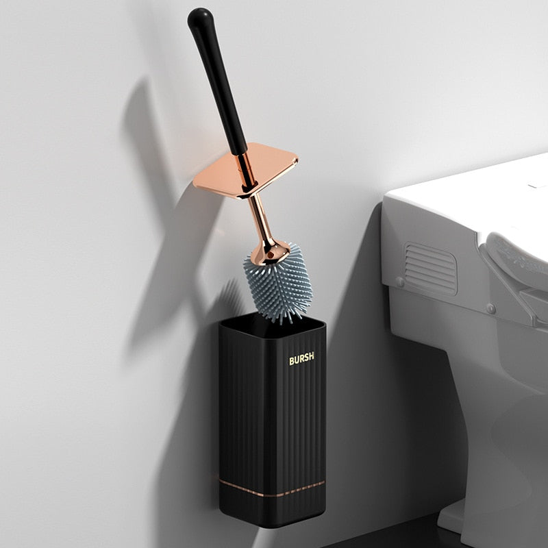 Toiletborstel met Houdertje voor Schoon en Net Badkamer - Mode Vibes