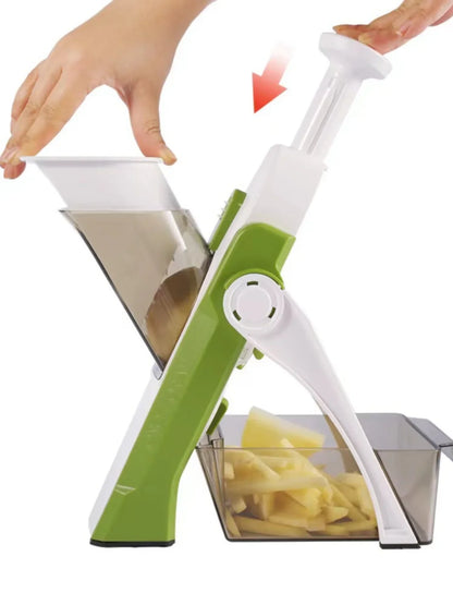 5-in-1 Groentesnijder Set Met Extra Gratis
