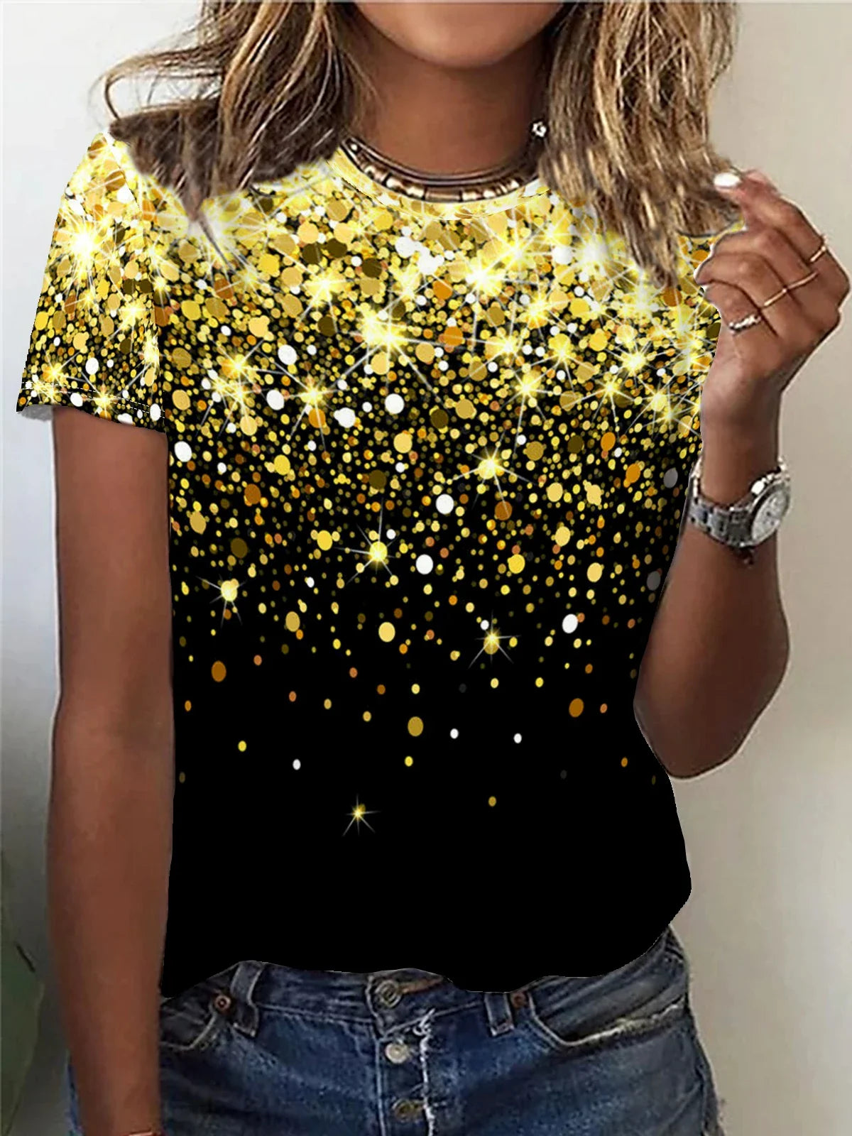 Zenith Vogue Sequin T-Shirt