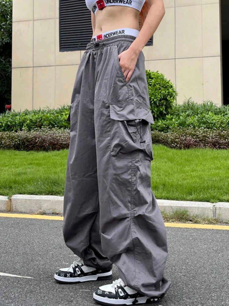 Parachute Black Pants van BlackWave