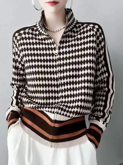 Warme Trui voor Vrouw Elegante Stijl
